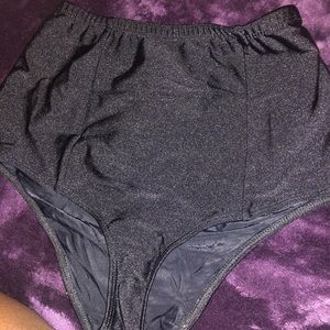 High waist bathing suit bottoms